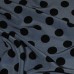 Ткань Лоренсо "Черные горохи на сером" i1406 - фото 3