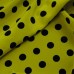 Ткань Лоренсо "Черные горохи на желтом" i1411 - фото 2