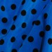 Ткань Лоренсо "Черные горохи на синем" i1415