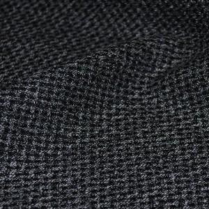 Ткань шерсть "Серое на черном" i1377 - фото 3