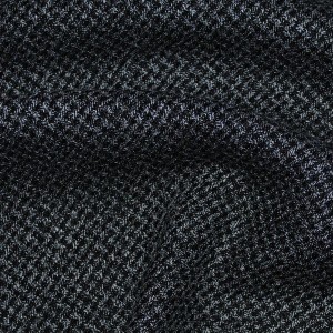 Ткань шерсть "Серое на черном" i1377 - фото 2