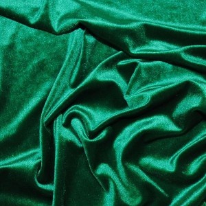 Ткань Бархат-стрейч "Светло-зеленый"