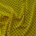 Ткань Шифон "Черные горохи на желтом" i1524 - фото 3