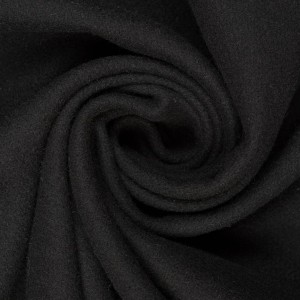 Шерсть пальтовая 400 г/м2, цвет черный (10596)
