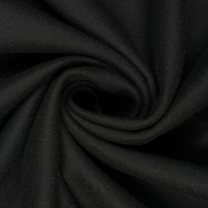 Шерсть пальтовая 320 г/м2, цвет черный (10591)