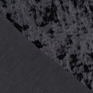 Бархат Aldabra NERO 9516 плотность 210 гр/м² - фото 2