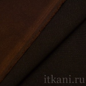 Ткань Костюмная коричневого цвета "Мария" 1082 - фото 2