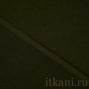 Ткань Костюмная темно-зеленая "Меган" 1090 - фото 3