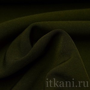 Ткань Костюмная темно-зеленая "Меган" 1090 - фото 2