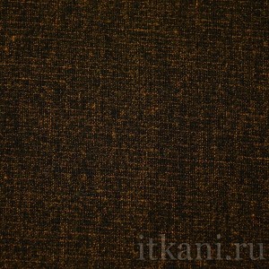 Ткань Костюмная черно-оранжевого "Миранда" 1094
