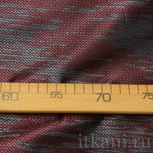Ткань Жаккард серо-красного цвета "Ребекка" 1114 - фото 2