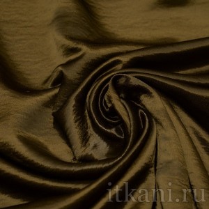Ткань Рубашечная Атлас коричневого цвета "Шейла" 1125 - фото 2