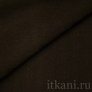 Ткань Костюмная темно-коричневая "Бронте" 1165 - фото 2
