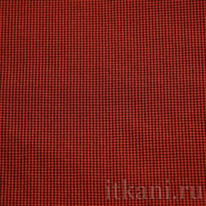 Ткань Костюмная черно-красная "Фостер" 1189