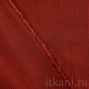 Ткань Костюмная черно-красная "Фостер" 1189 - фото 2