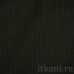 Ткань Костюмная черная в полоску "Джоржд" 1191