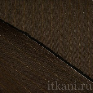 Ткань Костюмная коричневая "Линдсей" 1215 - фото 2