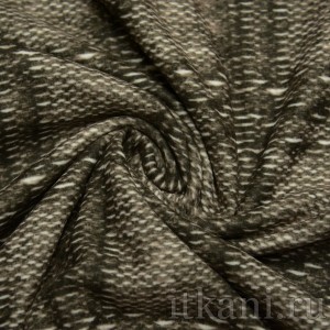 Ткань Костюмная Флис серо-белая "Стивенс" 1221 - фото 2