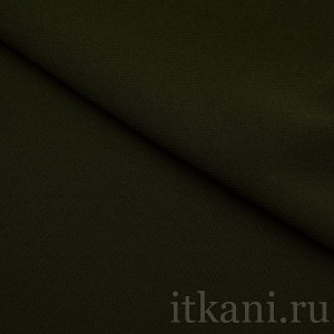 Ткань Костюмная темно-зеленая "Саймон" 1234 - фото 2