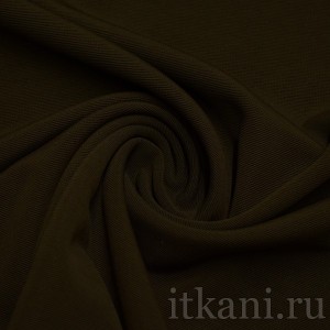 Ткань Костюмная темно-коричневая "Смит" 1235 - фото 2