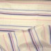 Ткань Рубашечная белая в розово-синюю полоску 0549 - фото 2