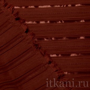 Ткань Рубашечная бордовая в полоску 0557 - фото 3