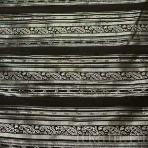 Ткань Рубашечная черная в полоску "Мервин" 0565