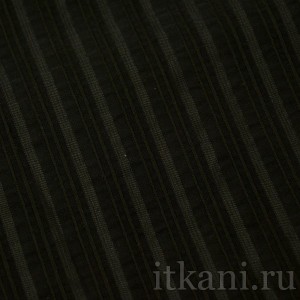 Ткань Рубашечная черная в полоску "Армитедж" 0566 - фото 4