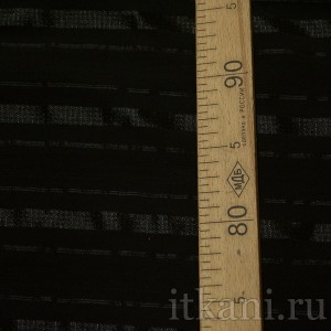Ткань Рубашечная черная "Кадат" 0582 - фото 2