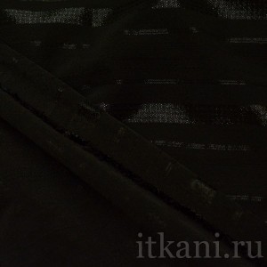 Ткань Рубашечная черная "Кадат" 0582