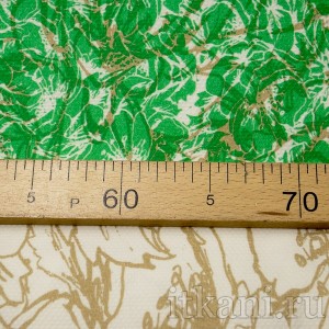 Ткань Костюмная с растительным орнаментом 0635 - фото 3