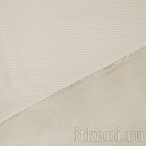 Ткань Костюмная цвета слоновой кости в полоску 0639 - фото 2