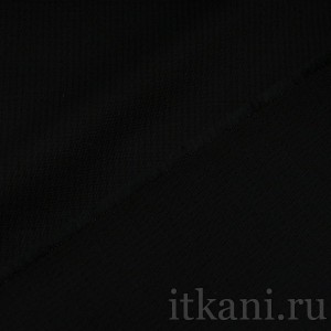 Ткань Костюмная черная "Брайтон" 0641 - фото 3