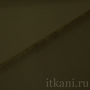 Ткань Костюмная оливкового цвета "Суиндон" 0642 - фото 3
