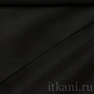 Ткань Костюмная черная "Аллапул" 0730 - фото 2