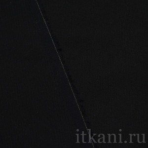 Ткань Костюмная черная "Гифнок" 0748 - фото 2