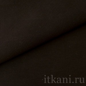 Ткань Костюмная темно-коричневого цвета "Керкуолл" 0775 - фото 3
