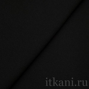 Ткань Костюмная черная "Кэмпбелтаун" 0782 - фото 2