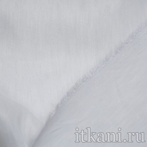 Ткань Рубашечная белого цвета "Энди" 0800 - фото 3