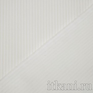 Ткань Костюмная белого цвета в полоску "Карлос" 0821 - фото 3