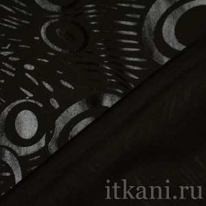 Ткань Рубашечная черная "Фуллер" 0864 - фото 2