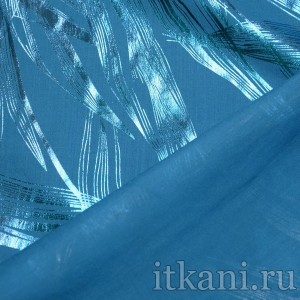 Ткань Рубашечная голубая "Гордон" 0870 - фото 3