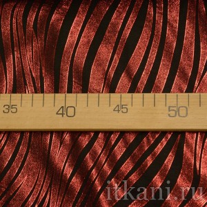 Ткань Рубашечная красно-черная "Грег" 0872 - фото 3