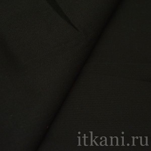 Ткань Костюмная черная "Александра" 0960 - фото 2