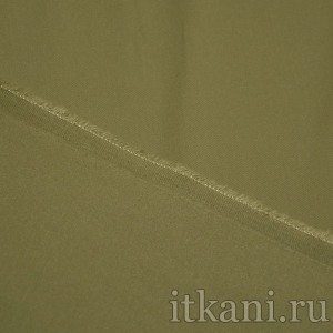 Ткань Костюмная болотного цвета "Аманда" 0967 - фото 2