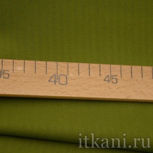 Ткань Костюмная зеленого цвета "Кэндис" 0992 - фото 3