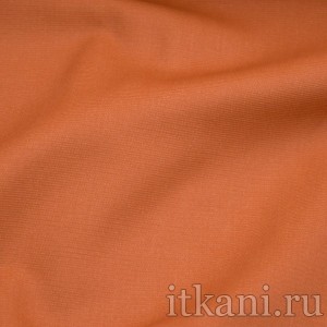 Ткань Костюмная морковного цвета "Шерил" 1004