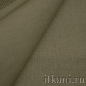 Ткань Костюмная серо-зеленого цвета "Дайан" 1016 - фото 2