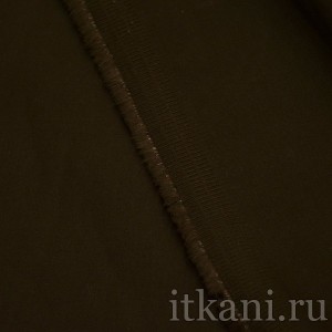 Ткань Костюмная темно-коричневого цвета "Эллен" 1024 - фото 3