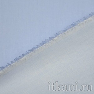 Ткань Рубашечная небесного цвета "Эрика" 1027 - фото 3